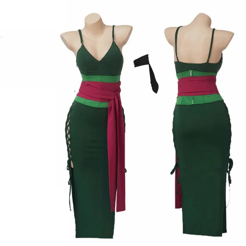 Anime Zoro Cosplay Female - Anime Wano Country Roronoa Cosplay Costume