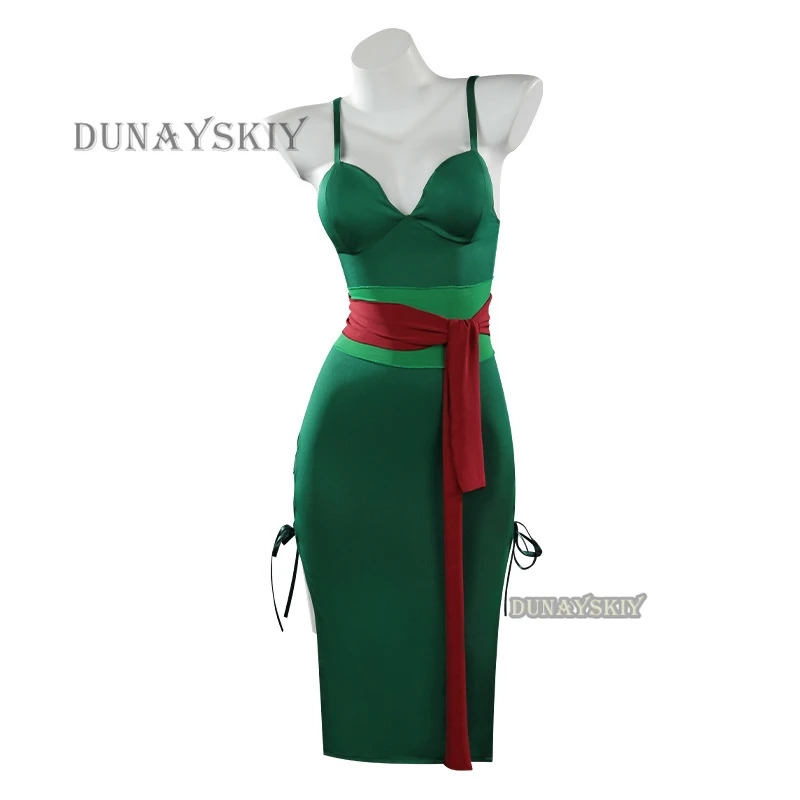 Anime Zoro Cosplay Female - Anime Roronoa Zoro Cosplay Costume Wano