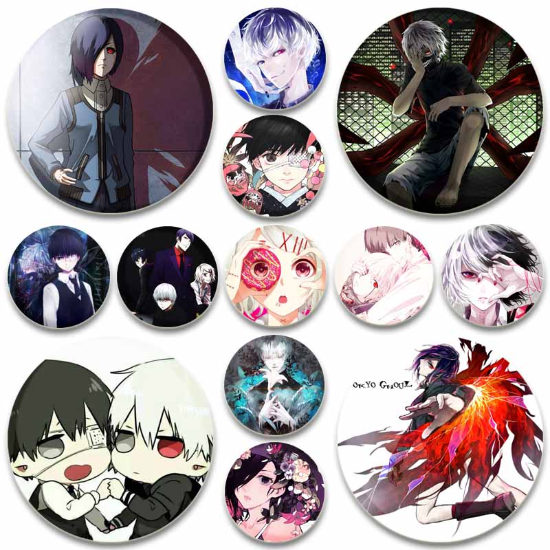 Tokyo Ghoul Mask - Anime Tokyo Ghoul Brooches for Backpack