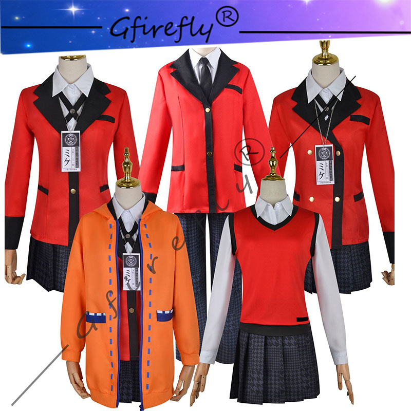 Anime Cosplay Yumeko - Kakegurui Cosplay Costume Jyabami Yumeko Momobami