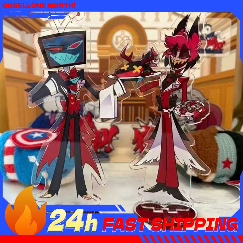 Anime Cosplay Rental - 2pcs Hazbin Anime Peripherals Alastor Waiter