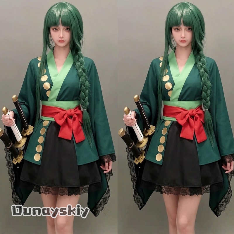 Anime Zoro Cosplay Female - Anime Roronoa Zoro Cosplay Costume Japanese