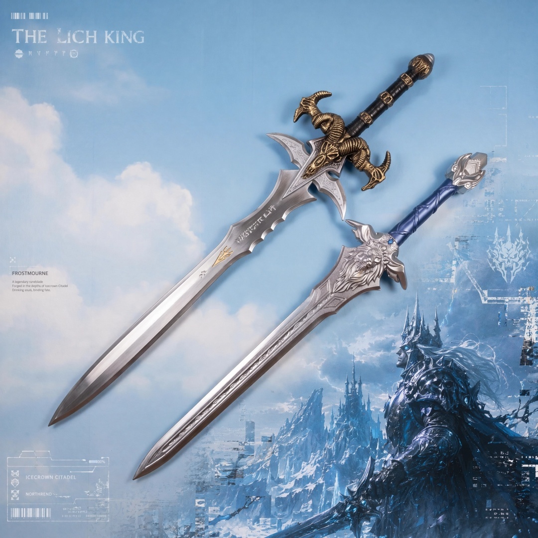 Anime Cosplay Katana - 40in World Of Warcraft Menethil Arthas