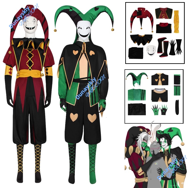 Anime And Cosplay Expo 2025 - Mens Freak Circus Pierrot Clown Cosplay