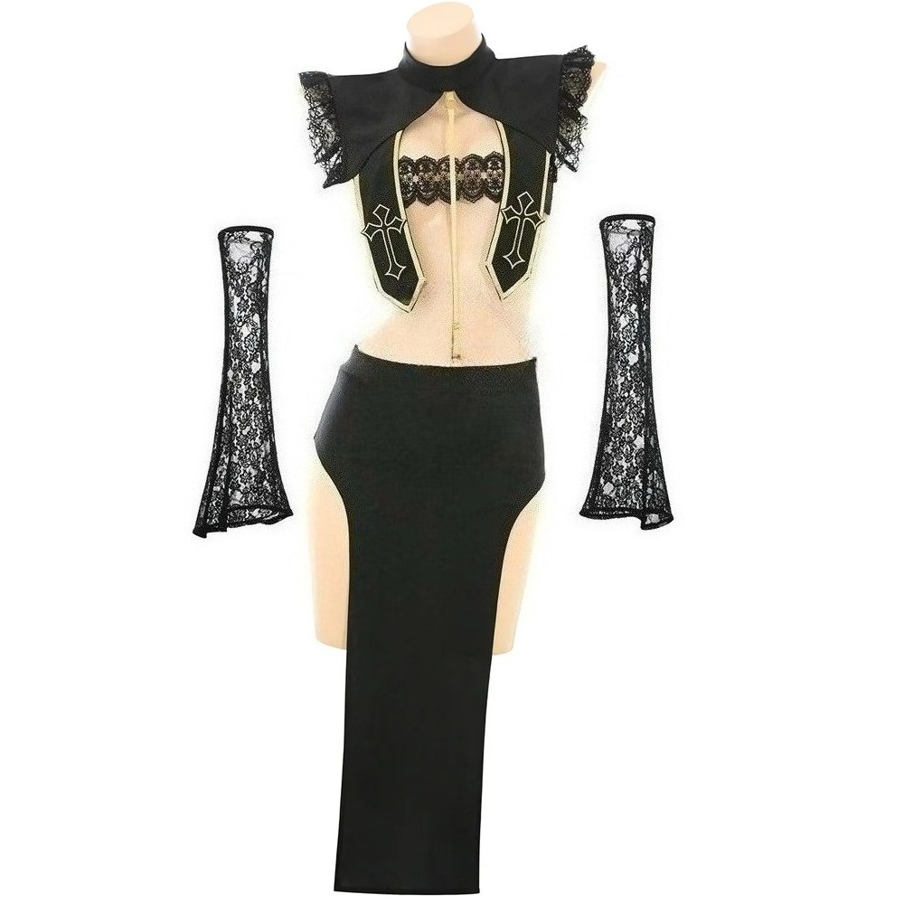 Anime Cosplay Nun - Anime Priestess Sister Nun Uniform Sexy