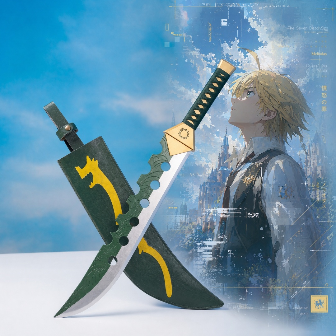 Anime Cosplay Katana - 28inch The Seven Deadly Sins Meliodas