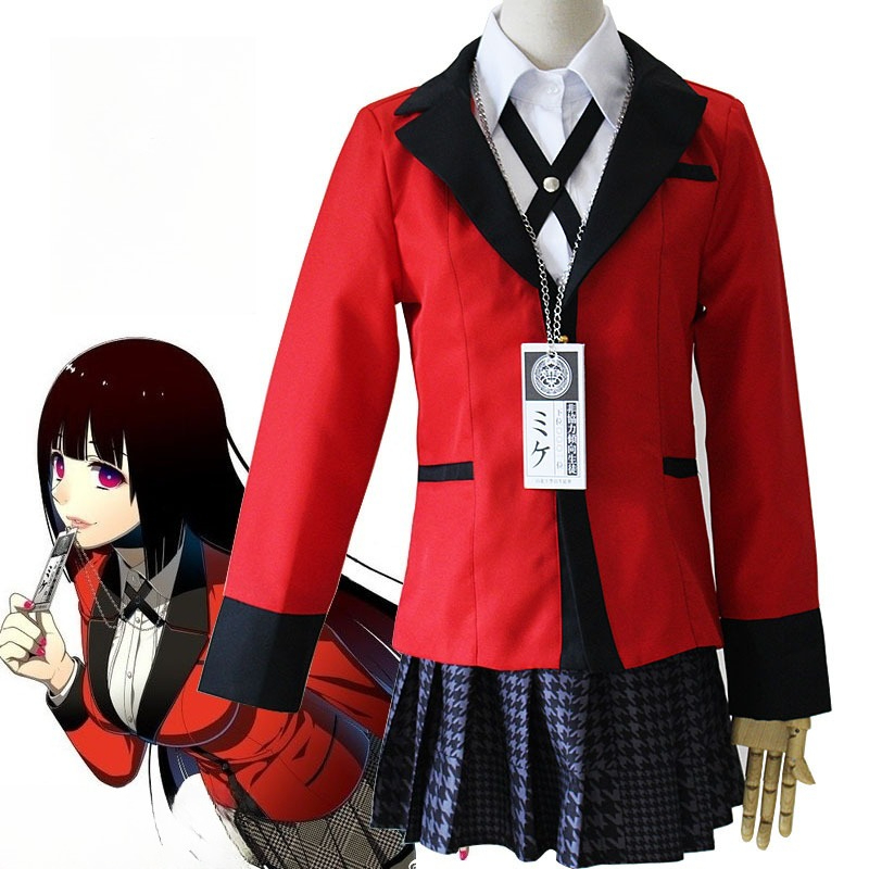Anime Cosplay Yumeko - Anime Kakegurui Jabami Yumeko Cosplay Costume
