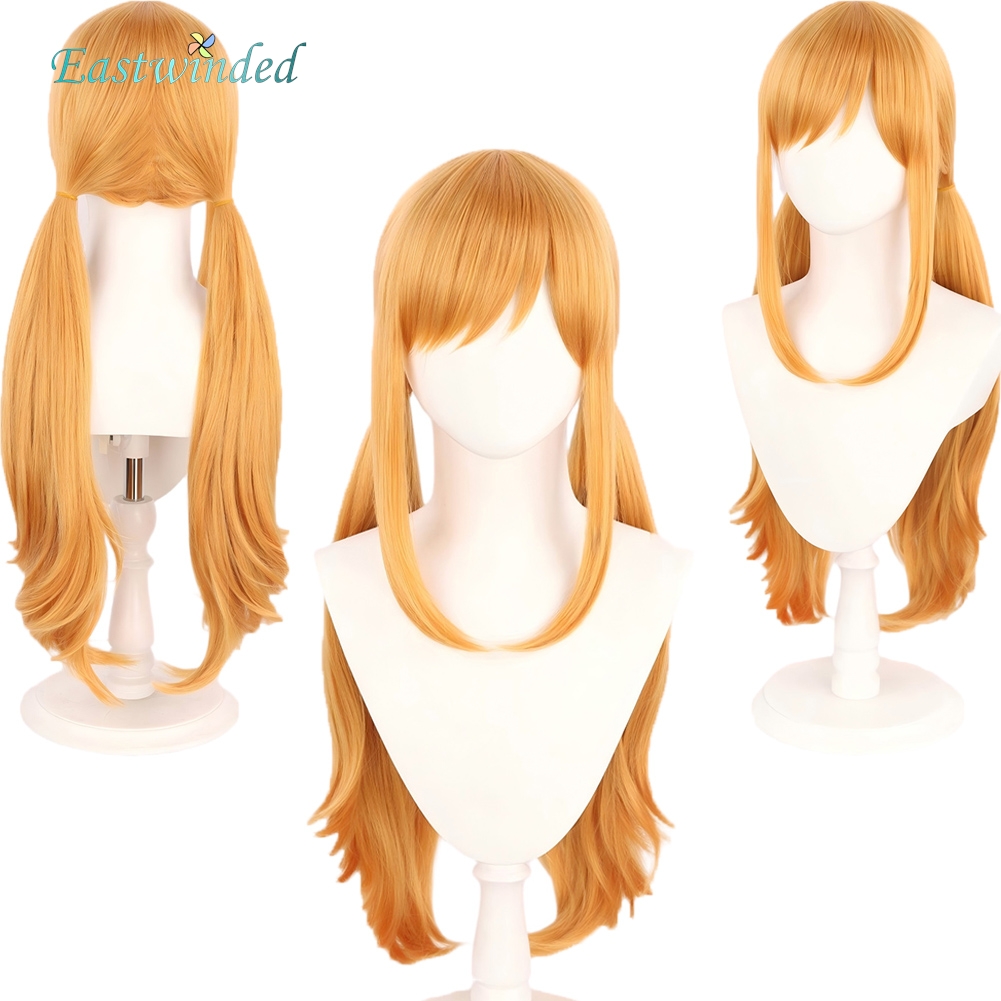 Anime Cosplay Long Hair - Pirate Heroines Nami Cosplay Wigs Yellow