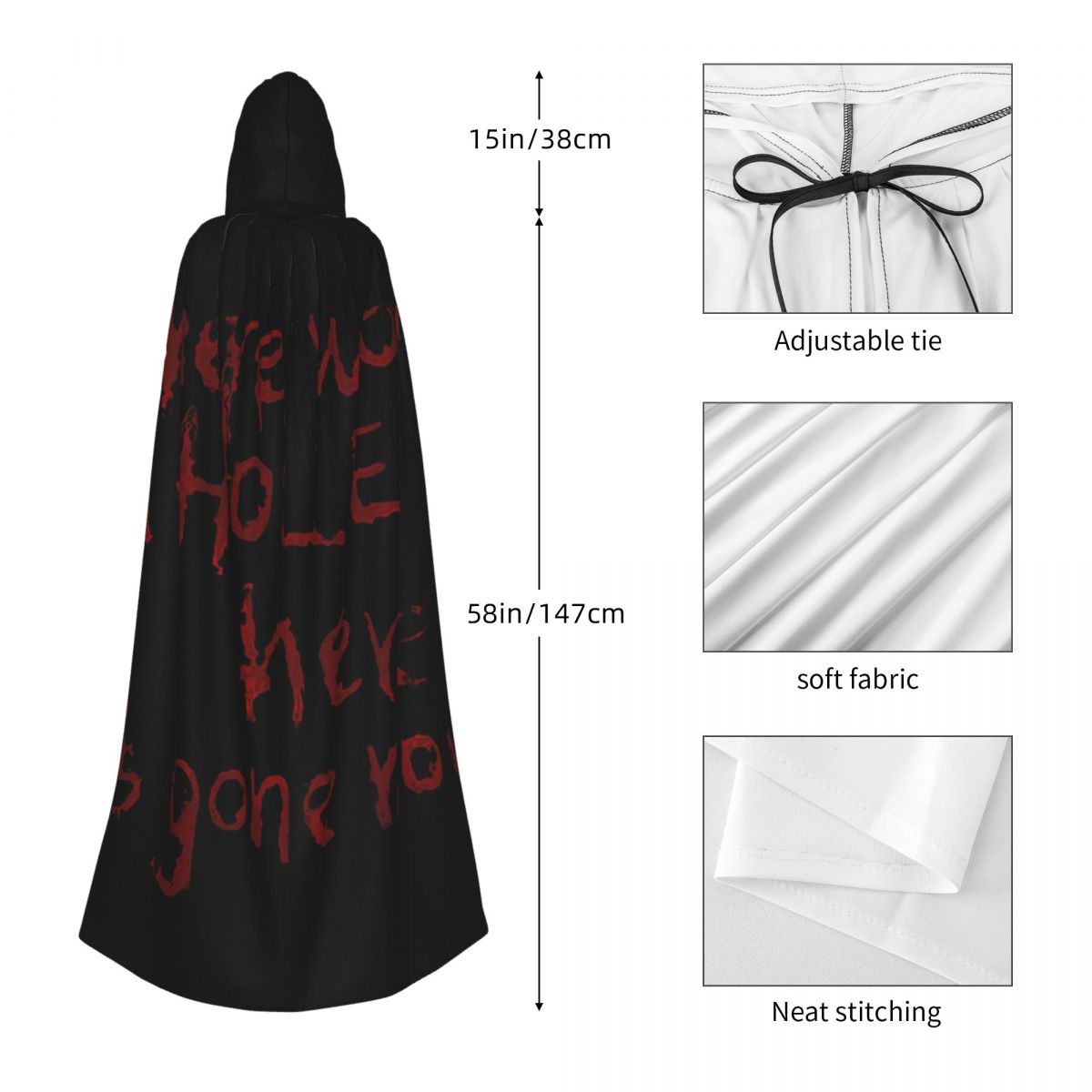 There Was A Hole Here. It's Go - огляд і ціна Anime Cosplay Quotes