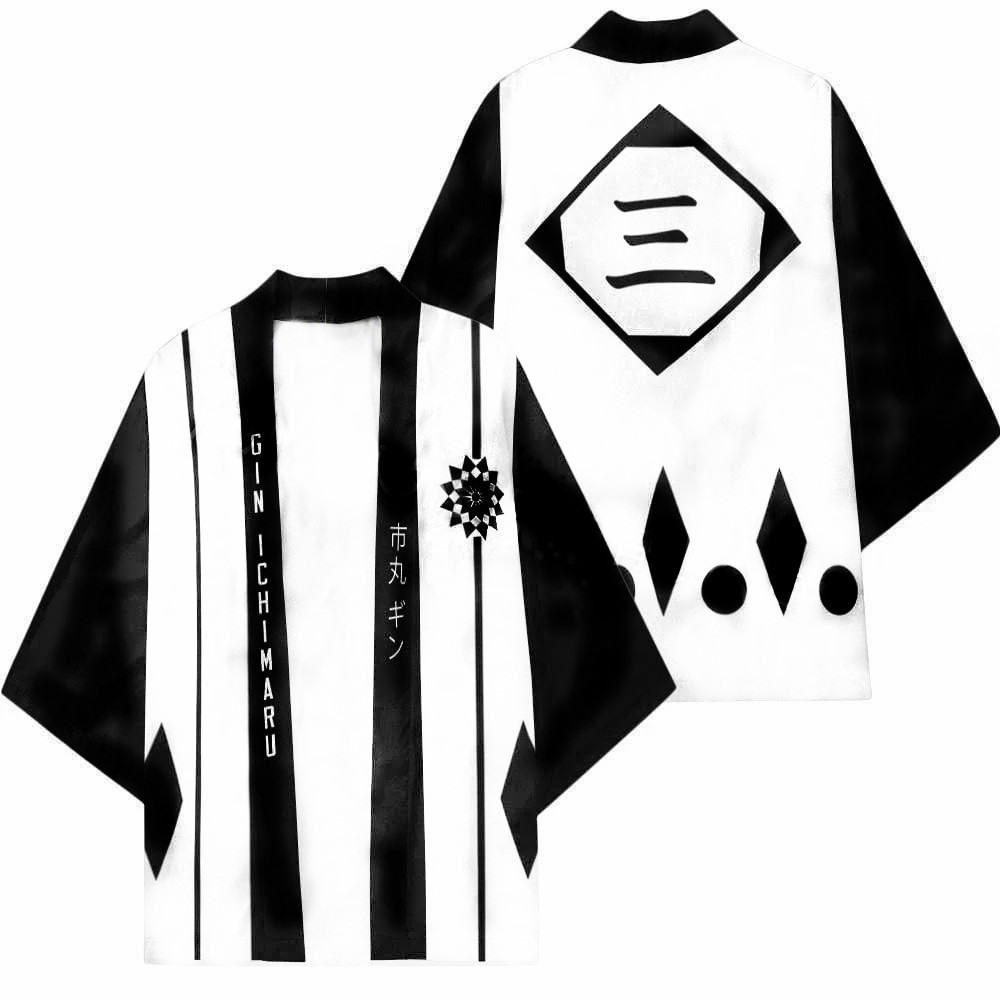 Print Japanese Harajuku Kimono - огляд і ціна Bleach Captain Coat