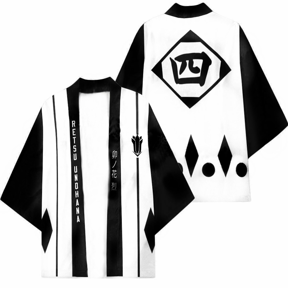 Print Japanese Harajuku Kimono - огляд і ціна Bleach Captain Coat