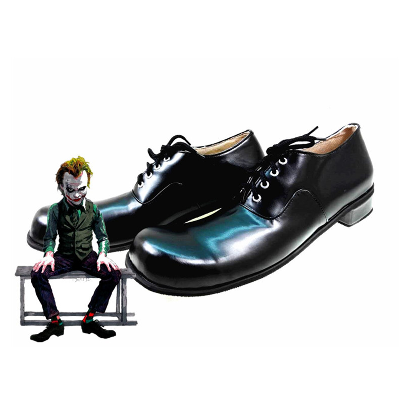 34cm Leather Anime Clown Shoes - огляд і ціна Anime Cosplay For Black Guys