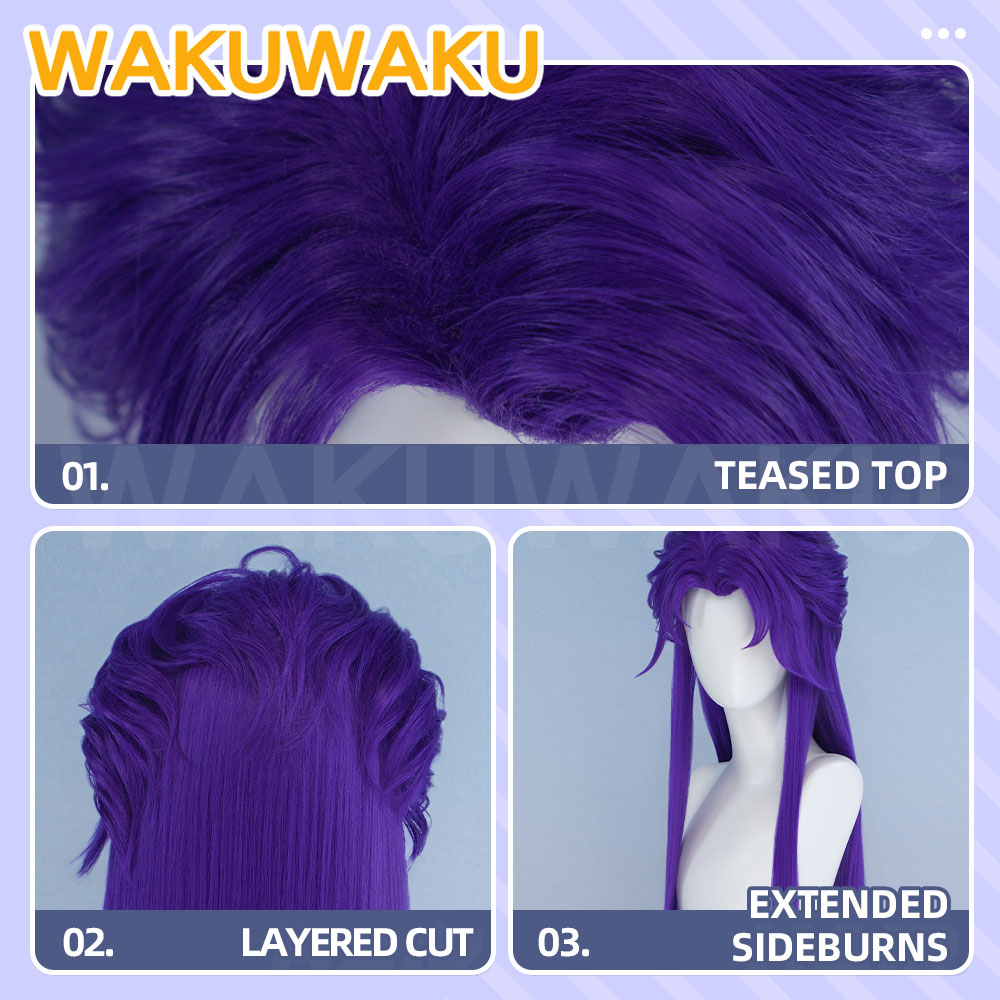 IN STOCK Jester Cosplay Wig Ga - огляд і ціна Anime Cosplay Long Hair