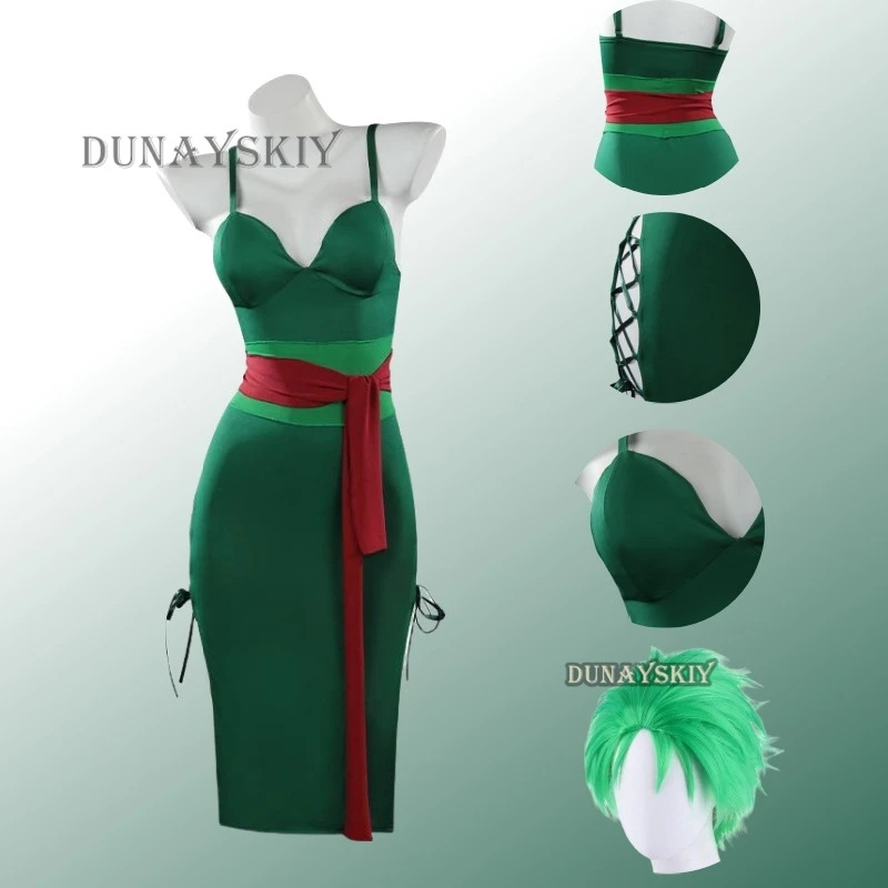 Anime Roronoa Zoro Cosplay Cos - огляд і ціна Anime Zoro Cosplay Female