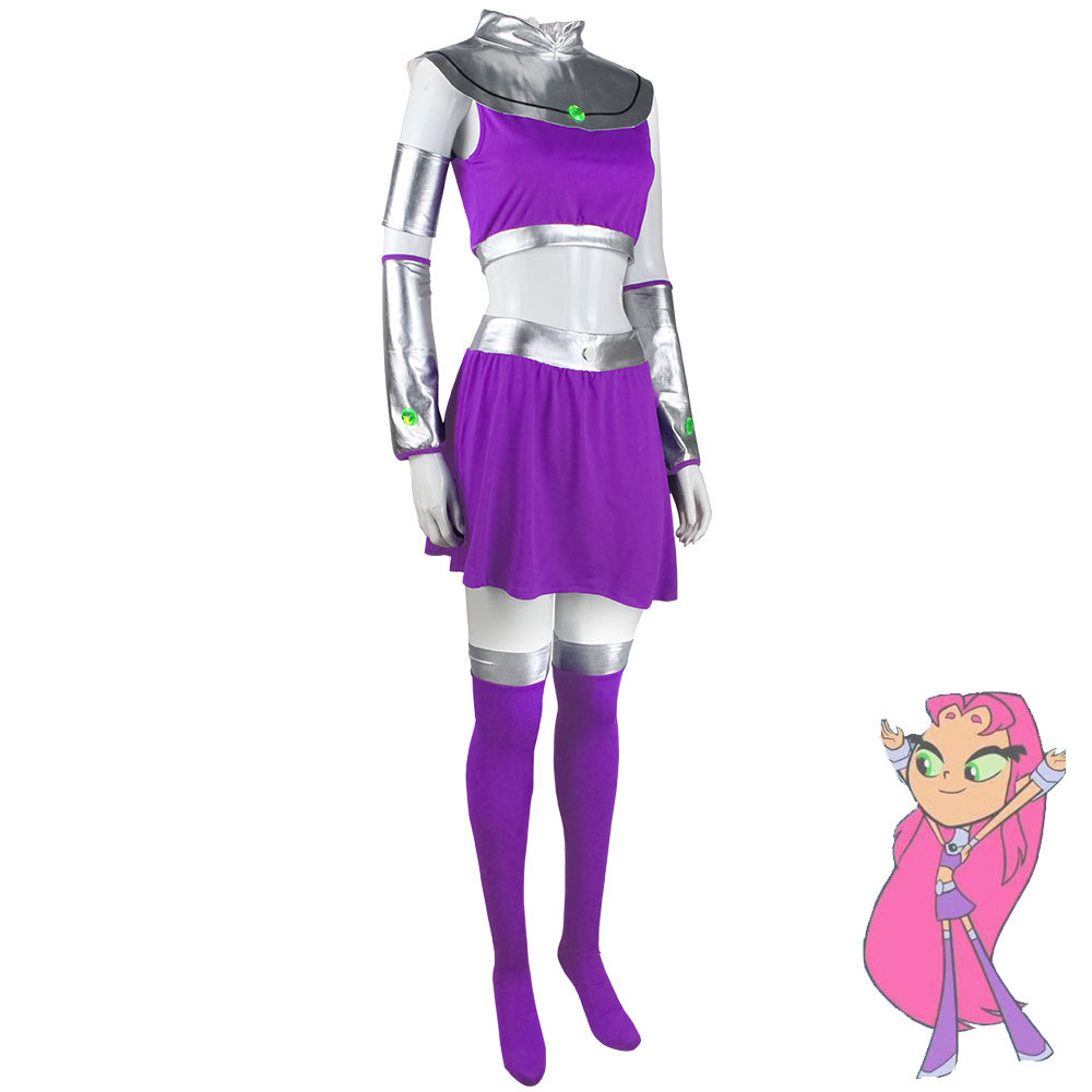 Raven Teen Titans Starfire Cos - огляд і ціна Anime Cosplay Nun