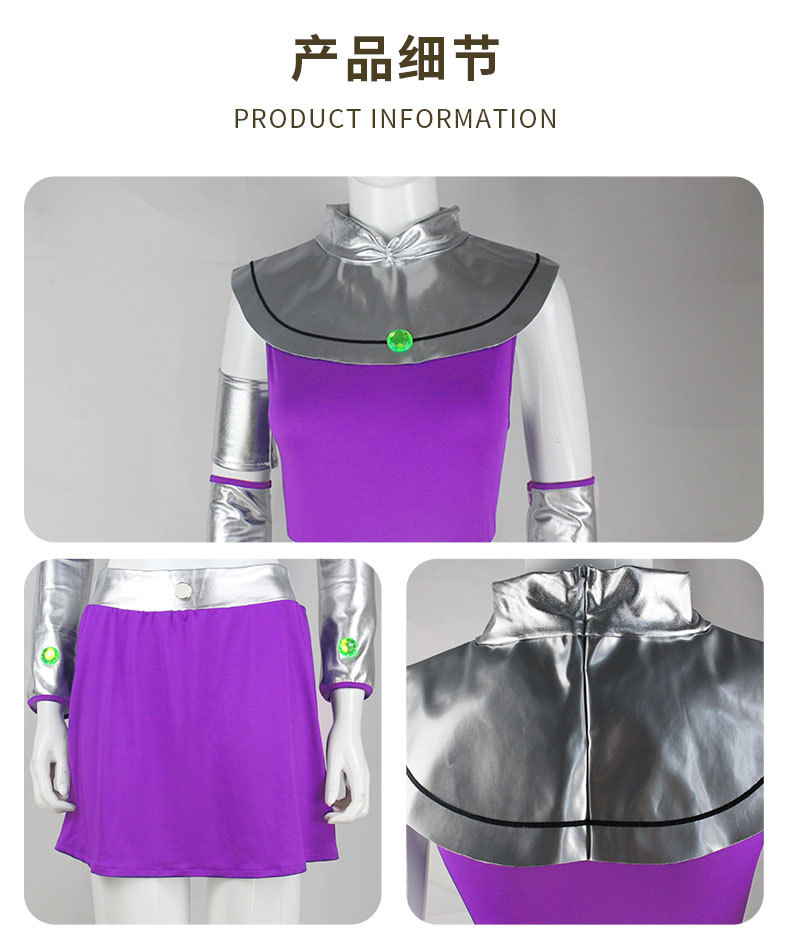 Raven Teen Titans Starfire Cos - огляд і ціна Anime Cosplay Nun