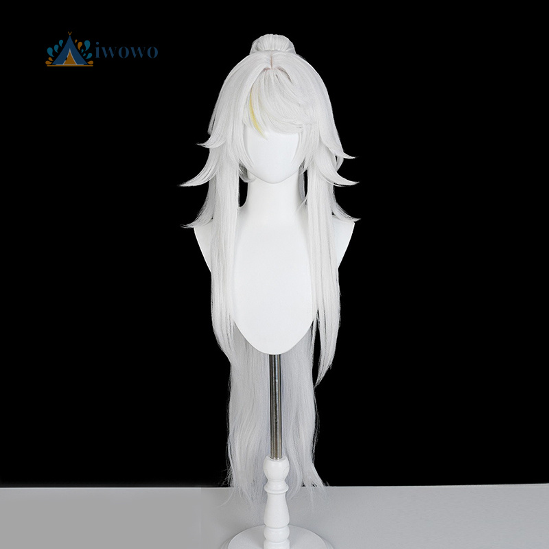 Zibai Cosplay Wig Genshin Impa - огляд і ціна Anime Cosplay Long Hair