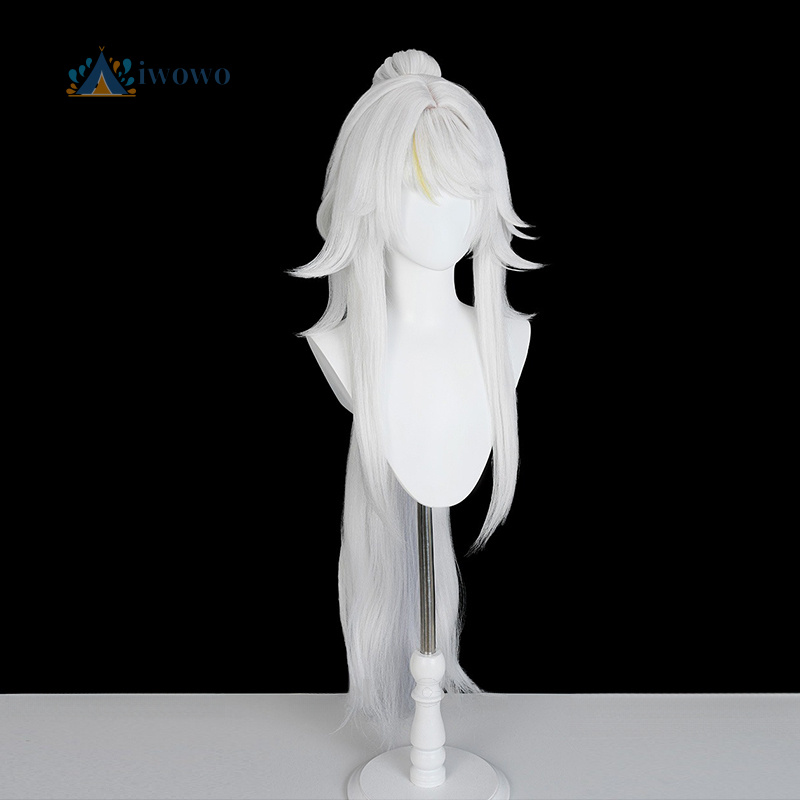 Zibai Cosplay Wig Genshin Impa - огляд і ціна Anime Cosplay Long Hair