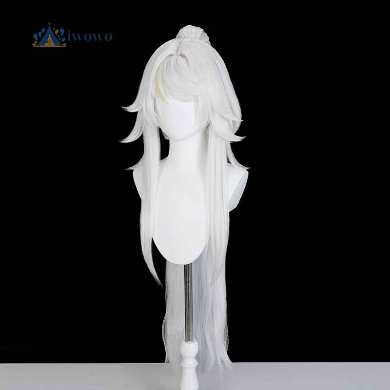 Zibai Cosplay Wig Genshin Impa - огляд і ціна Anime Cosplay Long Hair
