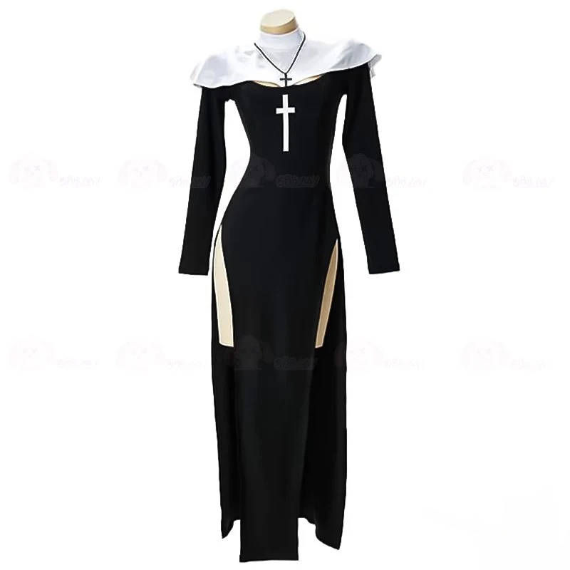 Cosplay Costume Women Sexy Lon - огляд і ціна Anime Cosplay Nun