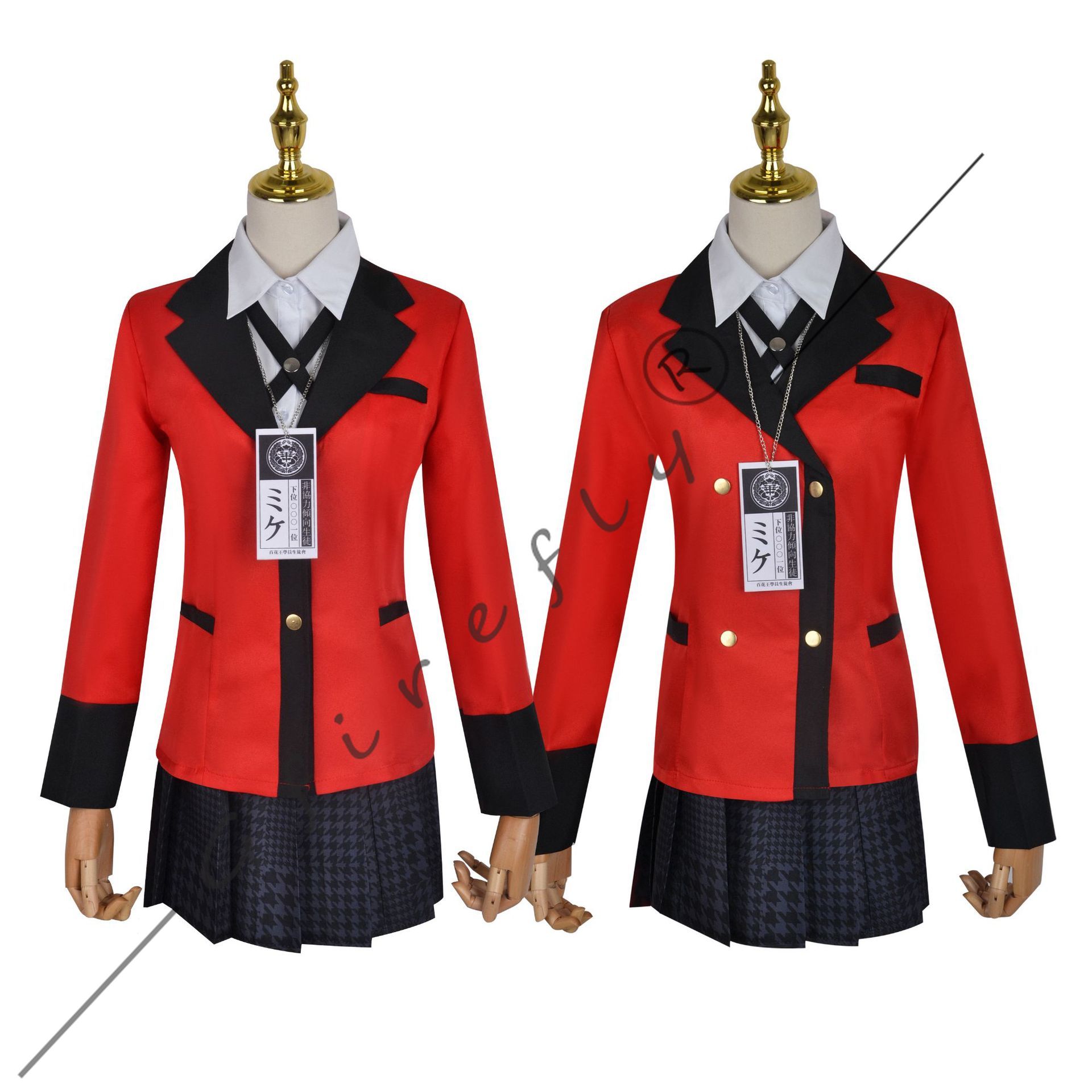 Kakegurui Cosplay Costume Jyab - огляд і ціна Anime Cosplay Yumeko