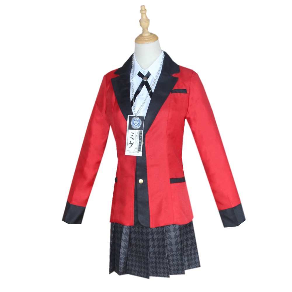 Cosplay Costume Girl Pleated S - огляд і ціна Anime Cosplay Yumeko