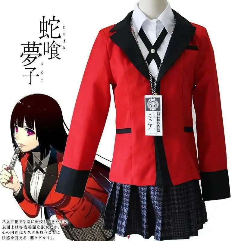 Anime Kakegurui Jabami Yumeko  - огляд і ціна Anime Cosplay Yumeko