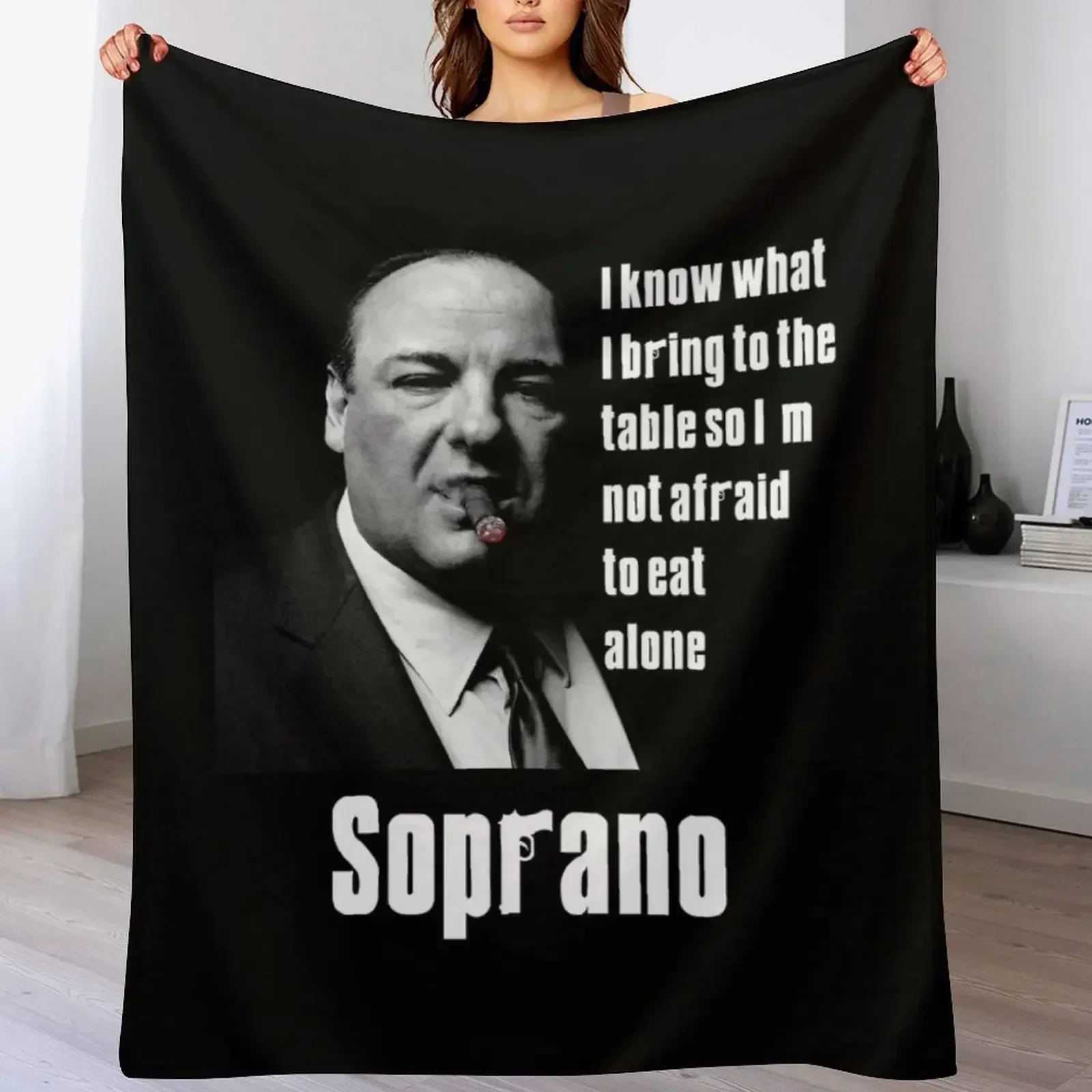 Tony Soprano cigar Quote Throw - огляд і ціна Anime Cosplay Quotes