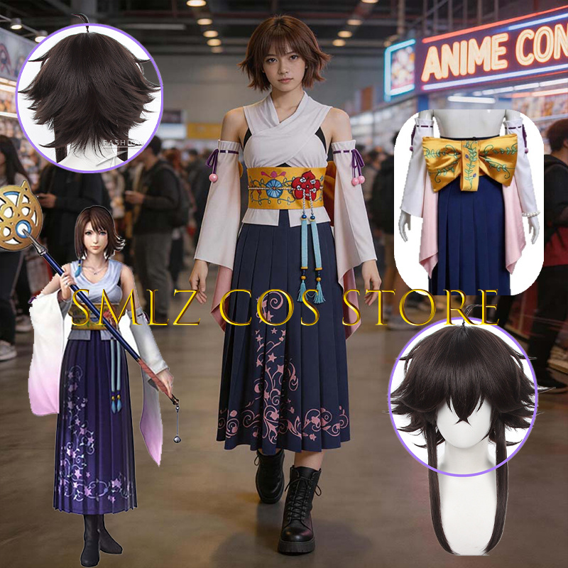 Smlz FFX Yuna Cosplay Anime FF - огляд і ціна Anime Cosplay Clothes