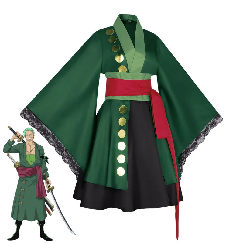 Anime Roronoa Zoro Cosplay Cos - огляд і ціна Anime Zoro Cosplay Female