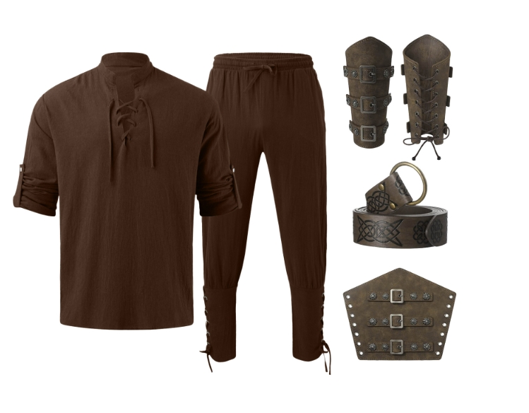 4 Pcs Halloween Men's Renaissa - огляд і ціна Anime Cosplay Of