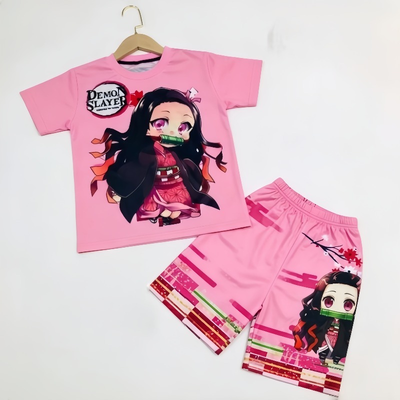 Demon Slayer Kids T-shirt Shor - огляд і ціна Anime Cosplay Tanjiro