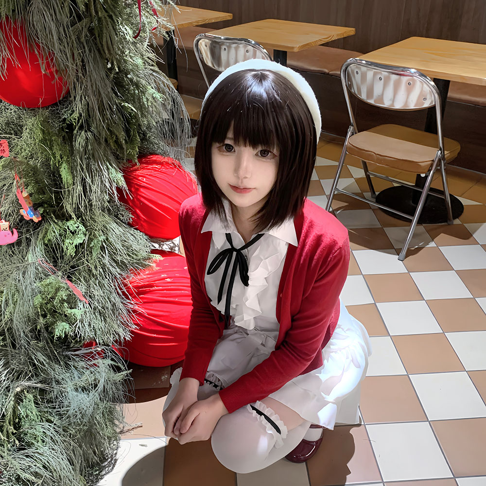 Girl Red Coat Shirt Skirt Set  - огляд і ціна Anime Cosplay Girlfriend