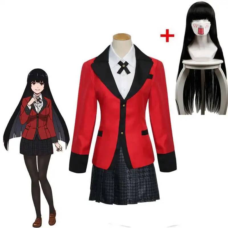 Anime Kakegurui Yumeko Jabami  - огляд і ціна Anime Cosplay Yumeko