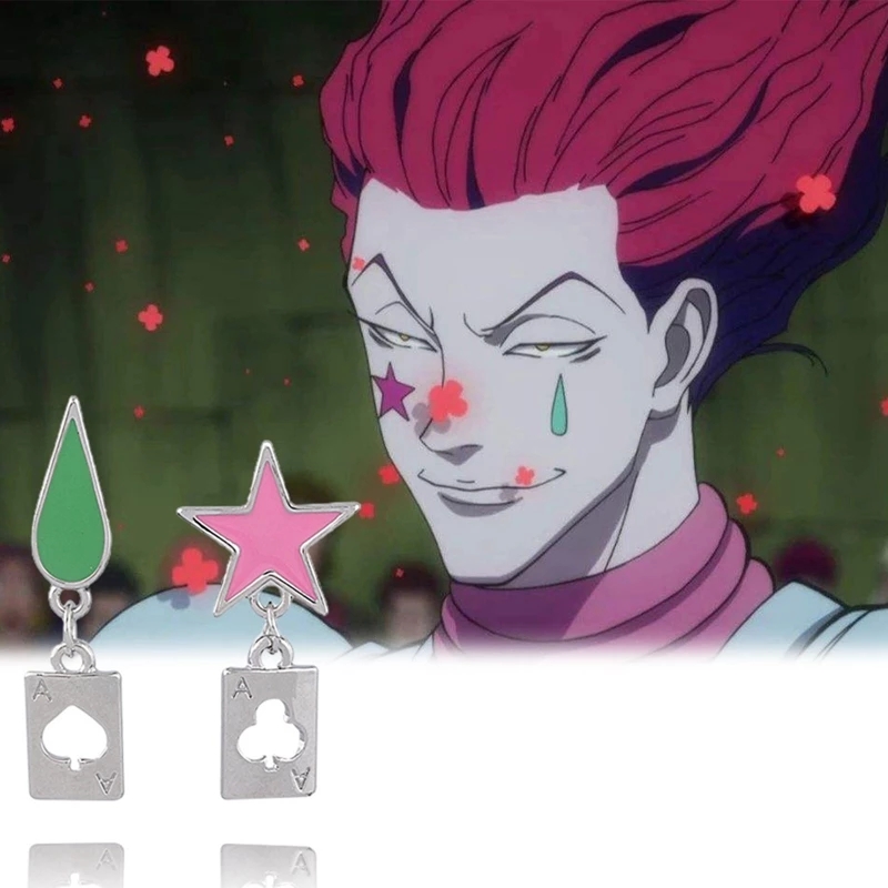 Anime Hisoka Cosplay Earrings  - огляд і ціна Anime Cosplay Girlfriend
