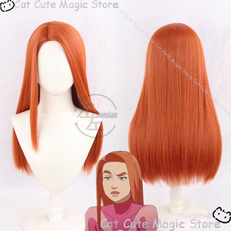 Samantha Eve Wilkins Atom Eve  - огляд і ціна Anime Cosplay Long Hair