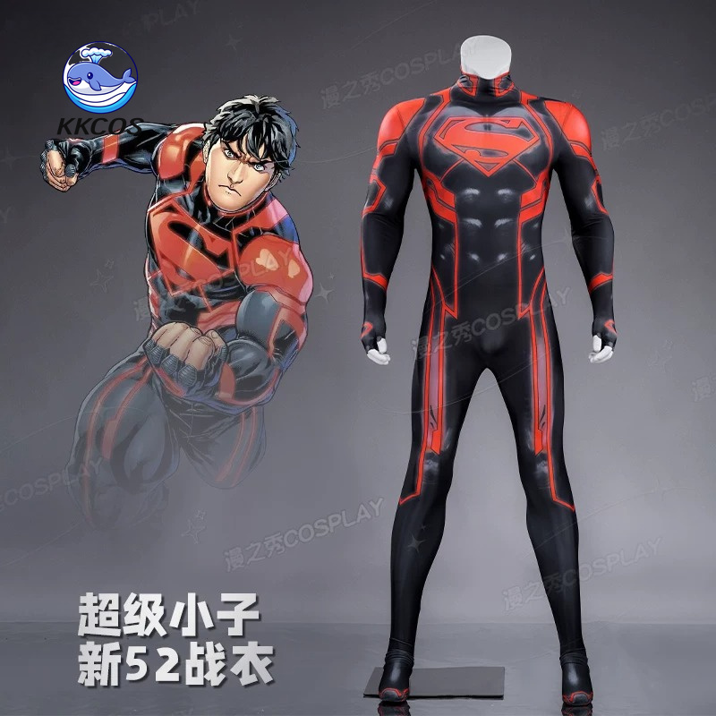 KKCos New 52 Superboy ‌Kon-El‌ - огляд і ціна Anime Cosplay Outfits Male