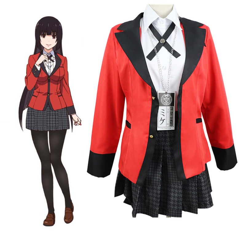 Jabami Yumeko Cosplay Costume  - огляд і ціна Anime Cosplay Yumeko