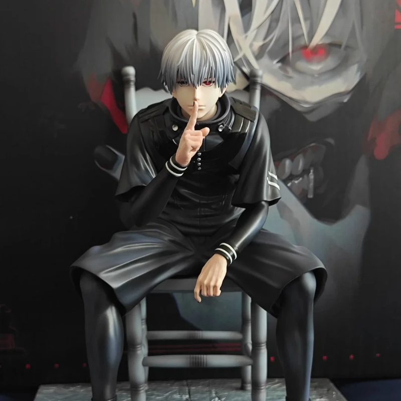 20cm Ken Kaneki Sitting Figure - огляд і ціна Tokyo Ghoul Mask