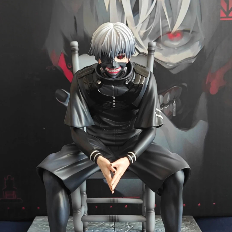 20cm Ken Kaneki Sitting Figure - огляд і ціна Tokyo Ghoul Mask