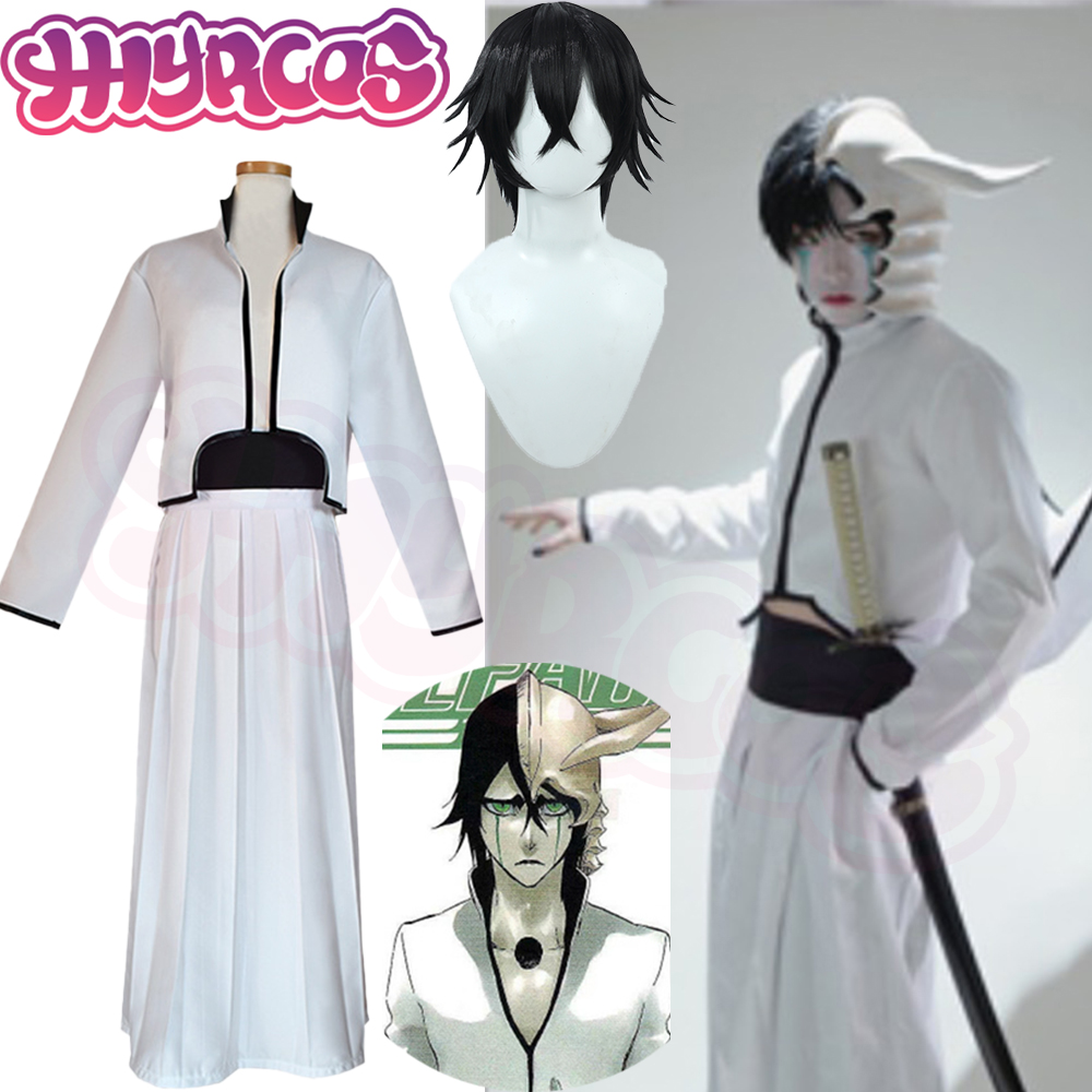 Anime Bleach Ulquiorra's Cospl - огляд і ціна Bleach Captain Coat