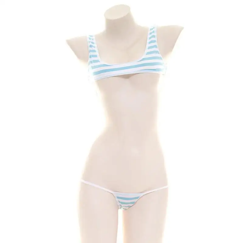 Sexy Japanese Style  Blue Whit - огляд і ціна Anime Cosplay Bikini